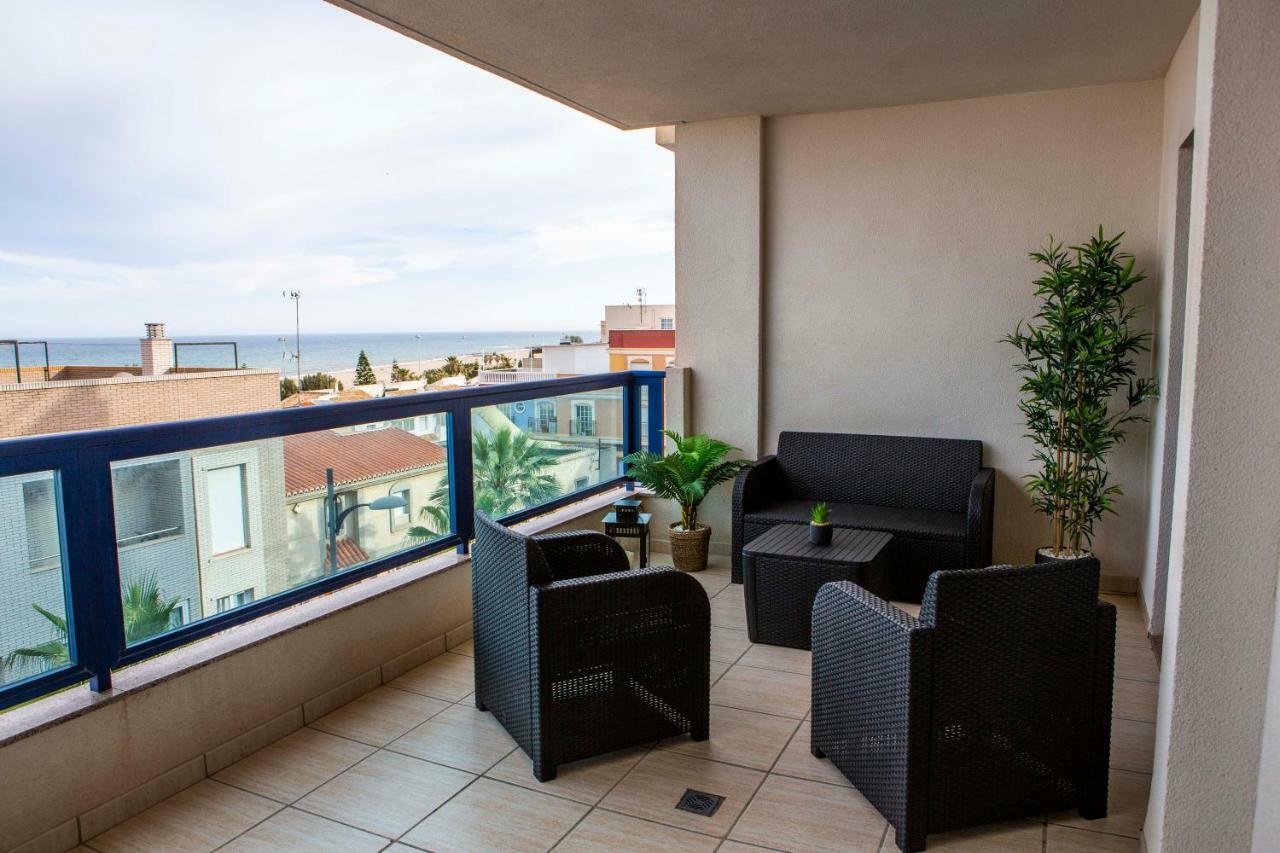 Apartment Las Sirenas, Wifi 100 Mb, Sea View Roquetas de Mar Exterior photo