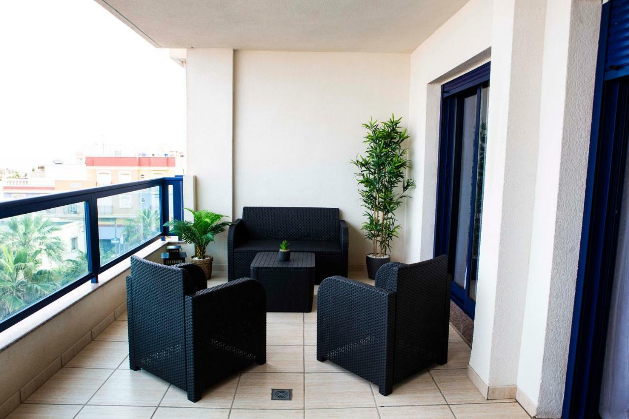 Apartment Las Sirenas, Wifi 100 Mb, Sea View Roquetas de Mar Exterior photo